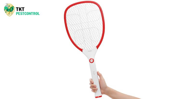 Image: How to repel three-chambered ants with a mosquito racket