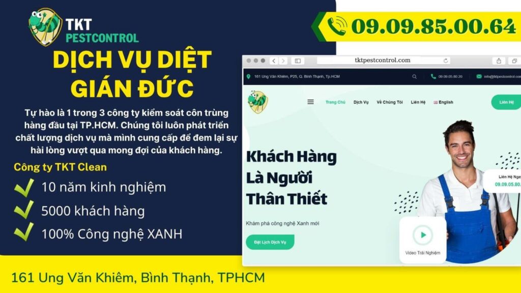 Dịch vụ diệt gián Đức