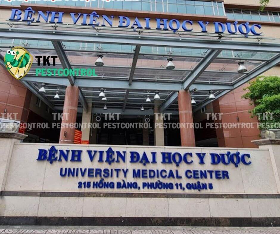 diệt muỗi cho bệnh viện đại học y dược