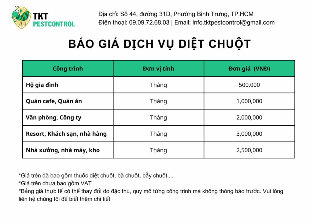 bang gia diet chuot tkt