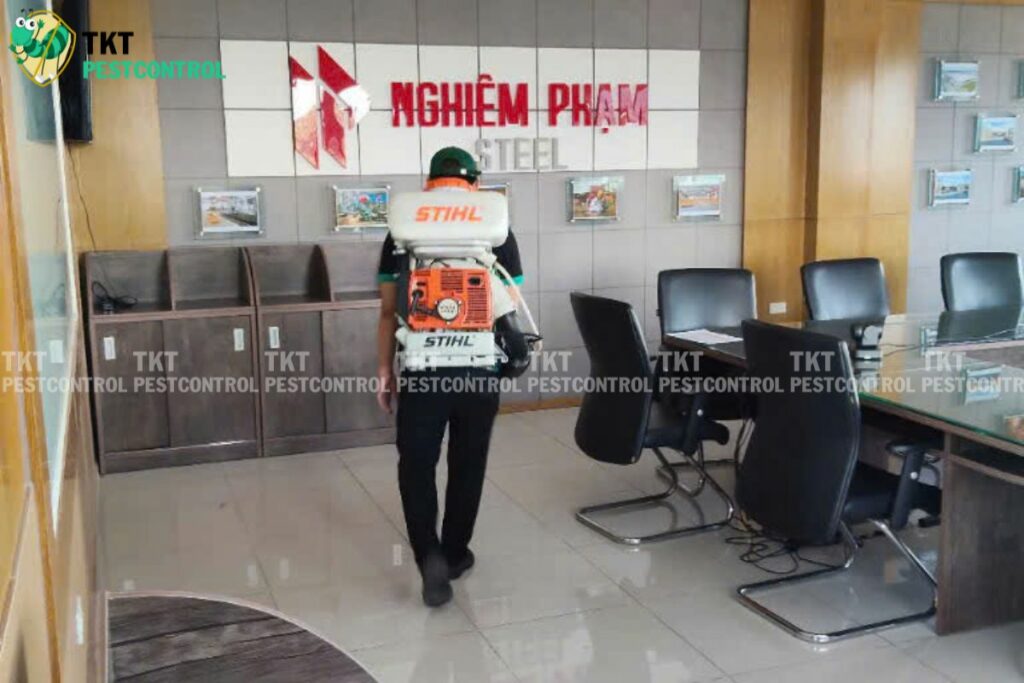 mosquito control for office in Nghiem Pham Steel 